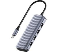Hamiltion-Uh500 Hub Usb C Pour Ordinateur Portable/Pc, Adaptateur Multiport Gigabit Usb 3.2, Hdmi 4K, 30 Hz, Compatible Avec Les Systèmes Mac/Windows/Linux, Charge Prise En Charge