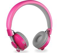 Hamiltion-Untangled Pro Casque Sans Fil Pour Enfants, Casque Bluetooth Pour Tout-Petits Avec Microphone Intégré, Design Sans Tracas, Plus De Fils Emmêlés, Parfait Pour Les Enfants À L'École, Rose