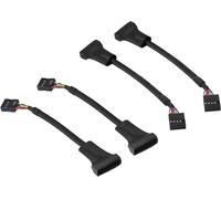 Hamiltion-Usb 3.0 19Pin Mâle Vers Usb 2.0 9Pin Femelle Convertisseur Connecteur De Câble D'Ordinateur,Câble Adaptateur De Carte Mère,Carte Mère 9Pin Femelle À 20Pin Mâle Pur Cuivre.(15Cm/4Pièces)