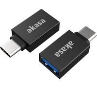 Hamiltion-Usb Type-C Male To Usb Type-A Female Adapter Usb 3.2 Gen 2 Up To 10 Gbps Support Fast Charge Compatible With Power Bank, Pc, Laptop, Phone, Tablet 2 Pack Black Ak-Cbub62-Kt02