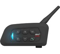 Hamiltion-V4 Plus Moto Bluetooth Interphone Casque De Moto Bluetooth Casque Casque Bluetooth 1500 M Ultra Long Interphone Qui Peut Être Utilisé Pour 4 Personnes Pour Parler En Ligne En Même Temps