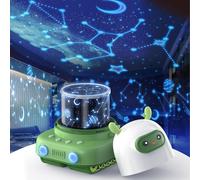 Hamiltion-Veilleuse Bébé Veilleuse Enfant,6 Films Lampe De Chevet Chambre Projecteur Ciel Etoile,7 Couleurs Lampe Led Rechargeable Pour Chambre D'enfant Cadeau Jouet Veilleuse Pour Enfant(Vert)