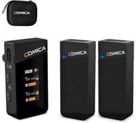 Hamiltion-Vimo C2 Micro Cravate Sans Fil, Suppression Du Bruit Et Mode De Sécurité,Microphones Lavalier Wireless 2.4Ghz Pour Iphone/Android/Dslr Cameras/Computer/Live Streaming(2Tx+1Rx)