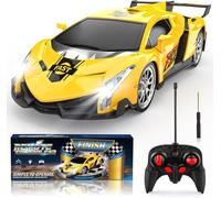 Hamiltion-Voiture Télécommandée, 1:18 Voiture De Course Cadeau Pour Enfants 3 4 5 6 7 8 Ans, Véhicule Téléguidée Radiocommandé Avec Led Lumière Rc Drift Cars Jeux Intérieur Extérieur Jouet Garçon Fil