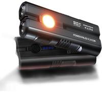 Hamiltion-Waesun Double Lampe De Poche Haute Performance, Lumière Latérale Haute Performance, Matériau Entièrement En Aluminium, Fonction Batterie Externe, Camping, Randonnée, Exploration.