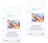 Hamiltion-Zink Lot De 80 Feuilles De Papier Photo Pour Impression Instantanée Compatible Avec Les Imprimantes 3 X 4 Amzlp3X4P80Eu Blanc