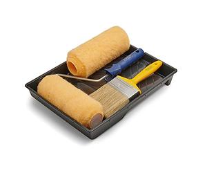 Hamilton 3561329-90 Ensemble de pinceaux de maçonnerie Bleu/jaune 22,9 cm