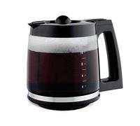 Hamilton Beach - Carafe avec poignée noire et couvercle A. Compatible avec Hamilton Beach 2-Way Brewer mod. nr. 49980A-CE, Carafe en verre/Verseuse en verre (88152-CE)