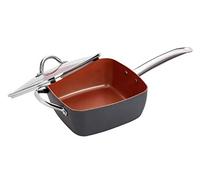 Hamilton Beach HB033 Poêle carrée en aluminium Gris 4,3 l