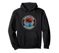 Hamilton Bermuda Vintage Graphique rétro années 70 Sweat à Capuche