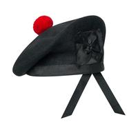 Hamilton Kilts Chapeau Balmoral écossais, Style Cornemuse, béret de Parade Militaire du Jour J, 57 cm