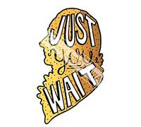 Hamilton Lot de 5 stickers de coloriage inspirés de Hamilton « Just You Wait » en vinyle sans bulles. 5,1 x 7,6 cm - Lot de 5.