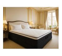 Hamilton Matelas Versailles 30 cm d'épaisseur Hybride-Blanc-Latex-Ressorts ensachés I Ergonomique (180 x 200 cm)
