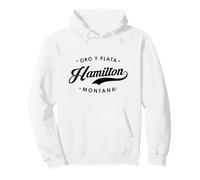 Hamilton Montana Oro Y Plata State Devise pour Homme et Femme. Sweat à Capuche