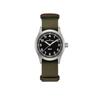 Hamilton Montre-bracelet à quartz, Unisexe, Militaire, Cadran noir, Résistance à l'eau 5ATM, Suisse