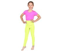 Hamishkane Leggings de gymnastique en microfibre extensible pour filles - Noir - Medium