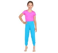 Hamishkane® Pantalon sarouel pour filles, leggings Alibaba tendance, pantalon de yoga décontracté, sarouel de danse élégant, pantalon d'été confortable pour enfants, vêtements de sport pour filles,