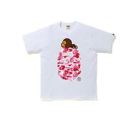 Hamkaw 24ss Mode Casual Top BAP Long Couple Mode Pur Coton Double Fil Hommes Femmes Casual Sport T - Shirt À Manches Courtes-color11||S