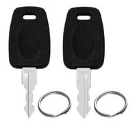 HAMKU 2 Pcs Tsa007&Tsa002 Clé De Bagage Multifonctionnelle, Clé Pour Tsa 007 002 Compatible Avec Serrures Tsa Pour Cadenas Valise, Acier, Noir