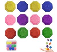 HAMKU 24 Pièces Gongi Jeu Traditionnel Coréen,Jeux Coreen Pierres Gongi,Osselets Squd Jeux,Jeu Squd Game,Ensemble De Pierre Osselets,Osselet Coordination Œil-Main Classique Pour Enfants Et Adultes