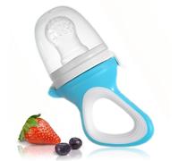 HAMKU Grignoteuse bébé sans BPA Tetine grignoteuse bébé 4M+ moule à glace au lait alimentateur de fruits en silicone