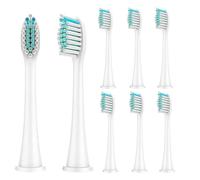 HAMKU Têtes de Brosse à Dents Electrique Compatible avec Phlip Sonlcare HX3/6/9 Brossettes de Rechange, Têtes de Rechange Électriques, 8 pcs, Blanc
