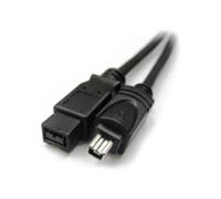 Hamlet 1.8 m câble adaptateur Firewire 800 9/400 M-M noir pour ordinateur personnel