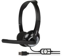 HAMLET Black Biaural Bluetooth Business Headset with Microphone and Noise Canceling (casque d'affaires biaural avec microphone et suppression des bruits)