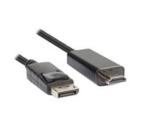 Hamlet XVCDP-HDM18 câble vidéo et adaptateur 1,8 m DisplayPort HDMI Type A (Standard) Noir G