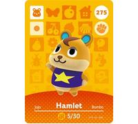 Hamlet - Carte Amiibo Nintendo Animal Crossing Happy Home Designer - 275