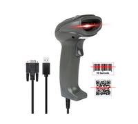 Hamlet HBCS2D100US Lecteur de codes à barres portable 1D/2D CMOS Gris USB RS-232