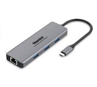 Hamlet HDKC-PD200U station d'accueil Avec fil USB 3.2 Gen 1 (3.1 Gen 1) Type-C Gris