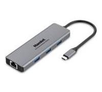 Hamlet Station d'accueil HDKC-PD200U USB 3.2 Gen 1 (3.1 Gen 1) Type-C avec fil Gris