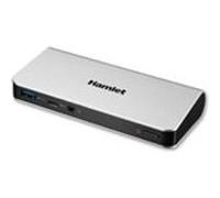 Hamlet HDOCKS500C station d'accueil Avec fil USB 3.2 Gen 1 (3.1 Gen 1) Type-A Noir, Argent