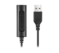 Hamlet HHEADA-UA changeur de genre de câble USB-A 3.5mm Noir