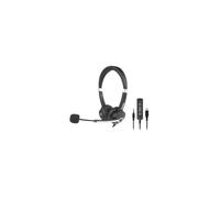 Hamlet HHEADM-CJS Casque de bureau circaural USB-C avec microphone Noir