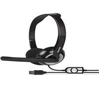 Hamlet HHEADMUS Binaural Bandeau Noir Casque audio - Casques audio (PC/Jeux, Binaural, Bandeau, Noir, Avec fil, 1,8 m)