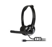 Hamlet HHEADMUS-C écouteur/casque Avec fil Arceau Appels/Musique USB Type-C Noir Noir G