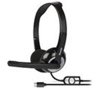 Hamlet HHEADMUS-C écouteur/casque Avec fil Arceau Appels/Musique USB Type-C Noir Noir G