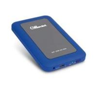Hamlet HXD25U3MBL - Boitier externe avec indicateur de données, indicateur d'alimentation, OneTouchEasy-Button (OTB) - 2.5"" - SATA 3Gb/s - 300 Mo/s - USB 3.0 - bleu