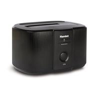 'Hamlet hxdd2535 Imprimé de disque dur/SSD 2.5/3.5 "Noir Boite de rangement - Disque dur en réseau (2.5/3.5, SATA, Serial ATA II, série ATA III, 3.0 (3.1 Gen 1), USB Type-B, femelle, imprimé de disque dur/SSD)