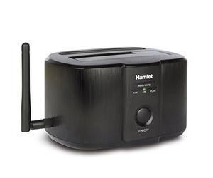 Hamlet HXDDWIFI Boîtier de Disque Dur Externe 2,5/3,5" Noir Disque Dur SSD 2,5/3.5", SATA, Série ATA II, Série ATA III, 4 to, 3.0 (3.1 Gen 1), USB Type B, Femelle