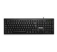 Hamlet Série 200 Business TASTIERA USB ESTESA avec TASTIERINO NUMERIQUE TASTI SILENZIOSI A Basso PROFILO CAVO 1.8 MT Layout Italiano Black Marque