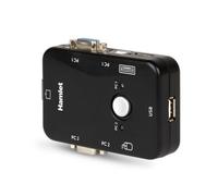 Hamlet KVM Smart Control Switch a 3 porte usb con 2 set di cavi KVM inclusi