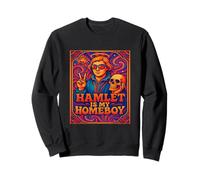 Hamlet My Home Boy Shakespeare Slogan Humoristique Meme Sweatshirt