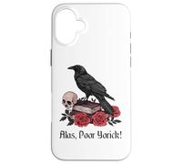 Hamlet Shakespeare Play Citation Alas, Poor Yorick! Coque pour iPhone 16 Plus