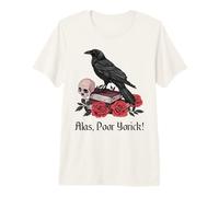 Hamlet Shakespeare Play Citation Alas, Poor Yorick! T-Shirt Haut de Gamme