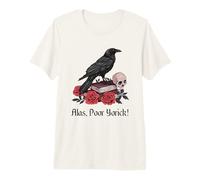 Hamlet Shakespeare Play Citation Alas, Poor Yorick! T-Shirt Haut de Gamme