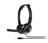 Hamlet Smart Casque Avec fil Arceau Bureau/Centre d'appels Noir, Argent