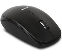 Hamlet Souris sans fil RF 2,4 GHz – Nano récepteur USB, 3 boutons + molette, 1 000 dpi, Noir